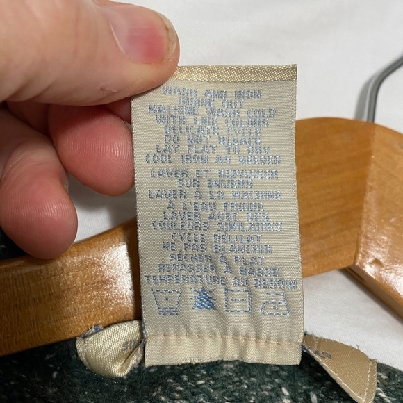 Vintage Penmans Women's Button Front Green Floral Cardigan Size Small - Picture 5 of 9